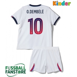 Paris Saint-Germain Ousmane Dembele #10 Replik Auswärtstrikot Kinder 2026-27 Kurzarm (+ Kurze Hosen)